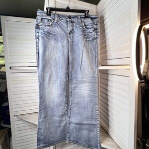 Silver Jeans Co Lola Women's 32x29 Light Wash Bootcut‎ Mid Rise Denim Jeans VGC